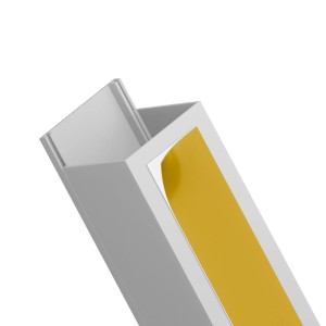 EDO Kabelkanal 40x40 mm Weiß 2m Selbstklebender Aufputz Kabelschacht aus PVC