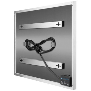 Rückansicht Allegra24 EasyDry Infrarottrockner T 600 mit Zubehör und Transporttasche.
