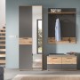 Inn.Furn Garderoben-Set Eiche Grau 3-teilig 175 cm mit Soft-Close Tomaso_7