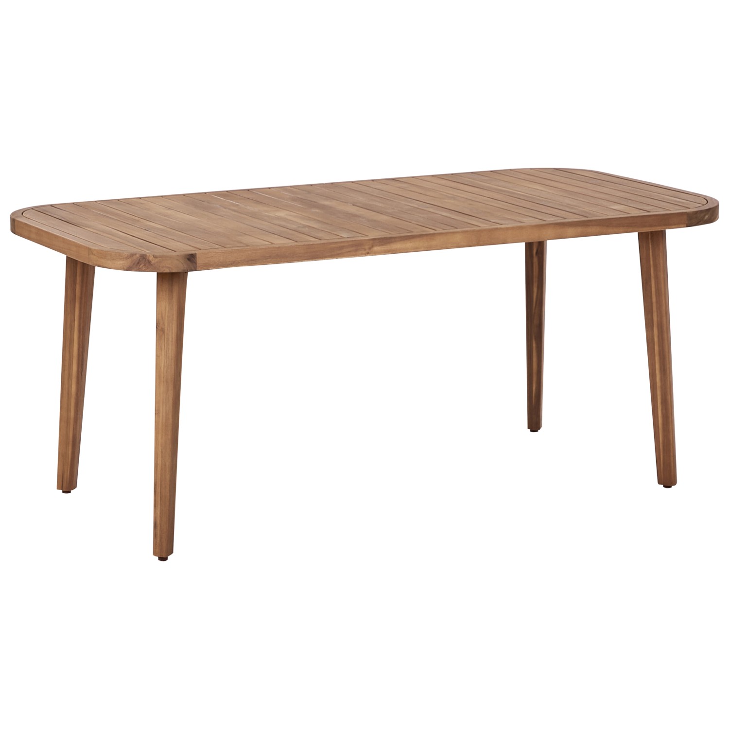 Beliani Gartentisch PARAGGI Heller Holzfarbton 180x90x77 günstig online kaufen