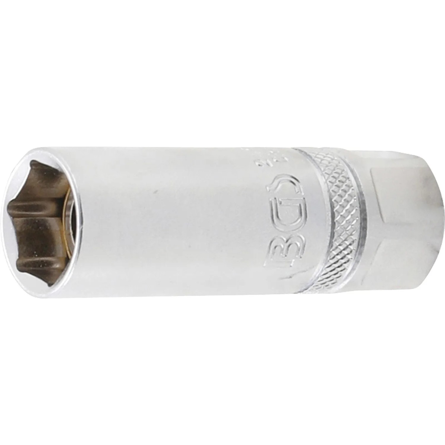 BGS Zündkerzen Einsatz Mit Magnet Sechskant Antrieb Innenvierkant 12 5 Mm  1 2 Zoll  SW 16 Mm 2468