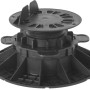 Verstellbares GS Terrassen Stelzlager 70-120 mm mit Balkenaufnahme für Terrassendielen.