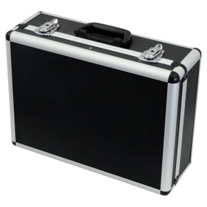 Famex Werkzeugkoffer 440-L, leer, mit Alu-Rahmen und Tragegriff, Kapazität 24 kg.