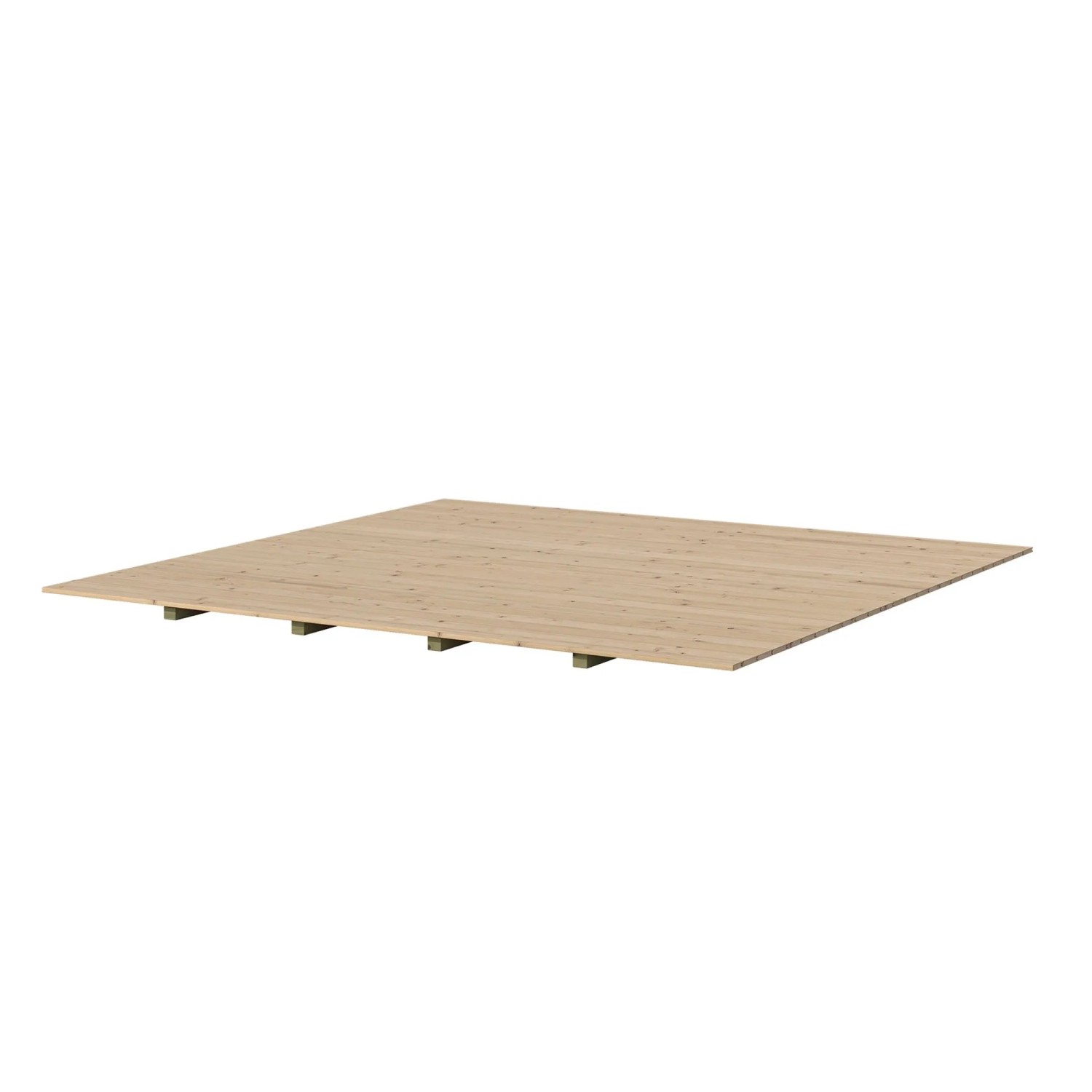 Weka Fußboden für Gartenhaus Killarney 235 cm x 235 cm x 1,6 cm Natur