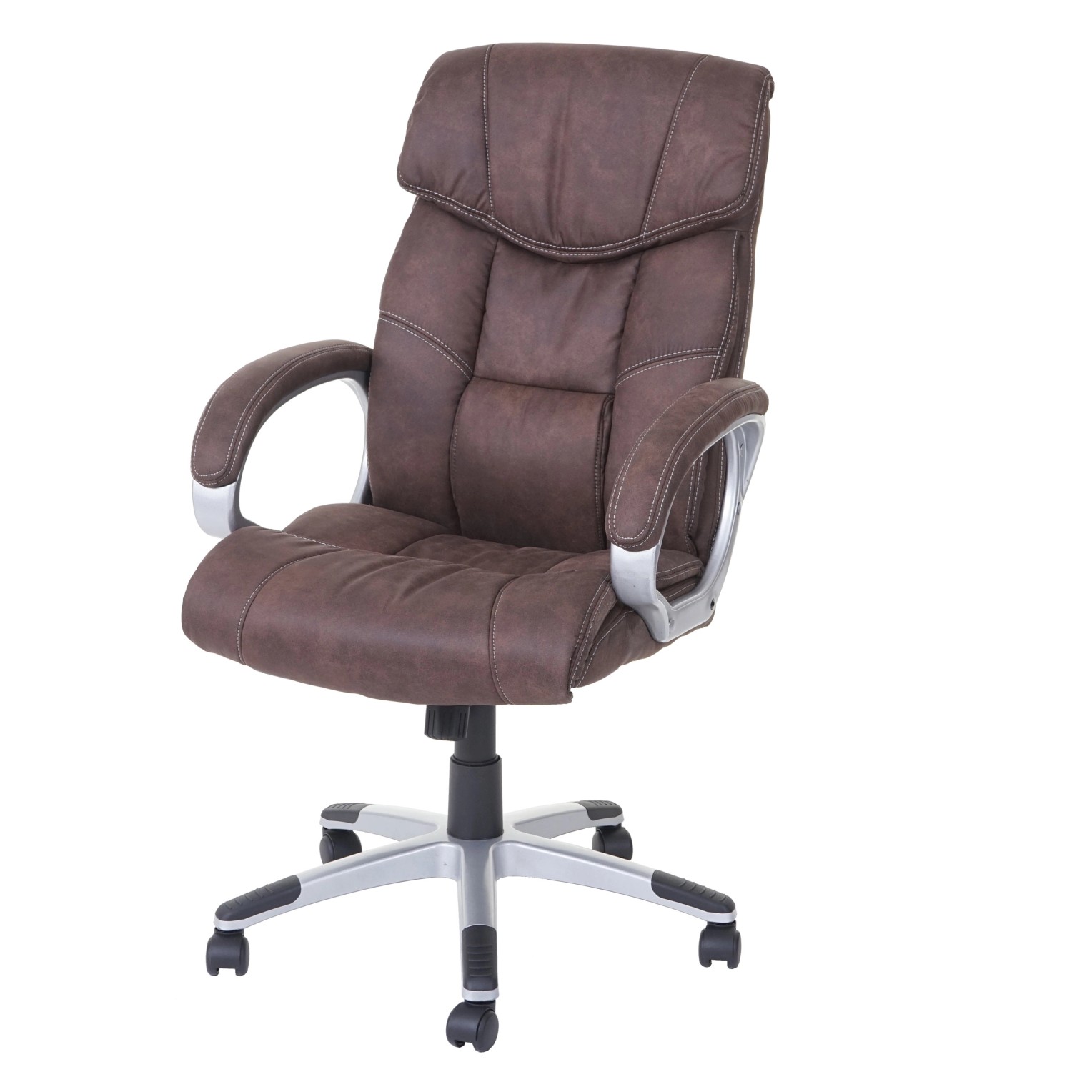 MCW Bürostuhl A71 Wildleder-Optik Vintage Braun günstig online kaufen