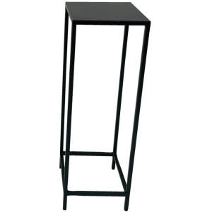 Schwarzer Boltze Tisch Corvin, 55x18x18 cm, aus Eisen, modernes Deko-Highlight für Geschenkartikel.