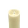 Relaxdays Kerze Echtwachs Champagner LED Flammenlos Flackernd 30 cm x ø 10 cm_5