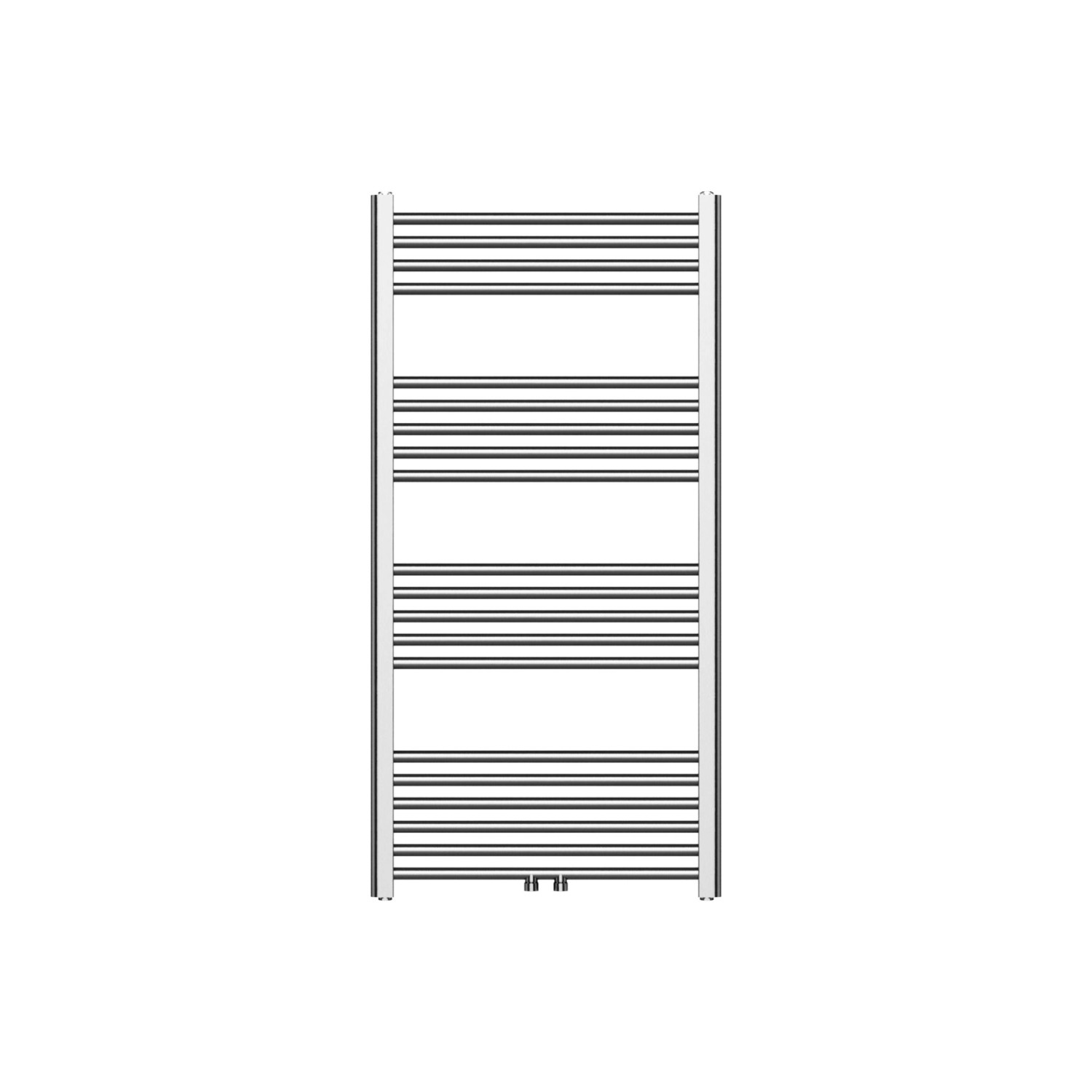 Belvit Handtuchheizkörper Edelstahl Gebürstet 1200x600mm 414 Watt LinksRech günstig online kaufen