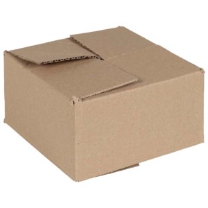 vidaXL Faltbox mit Speicher 50 Stk Natur 15 x 15 x 8 cm Karton 4106562