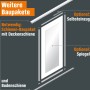 Schiebetür-Baupaket in Silber/Reinweiß: Bausatz mit Profilen, Melaminplatte und Rollen. Optional: Spiegel, Selbsteinzug.