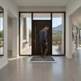 Relaxdays Fußmatte Aluminium Schwarz Rutschfest 50 cm x 80 cm_3
