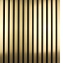 Kovalex Akustikpaneel in Gold mit schmalen, vertikalen Streifen für verbesserte Raumakustik.