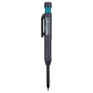 Wolfcraft Tieflochmarker mit Clip, ideal zum Markieren in Bohrungen und schwer zugänglichen Stellen.