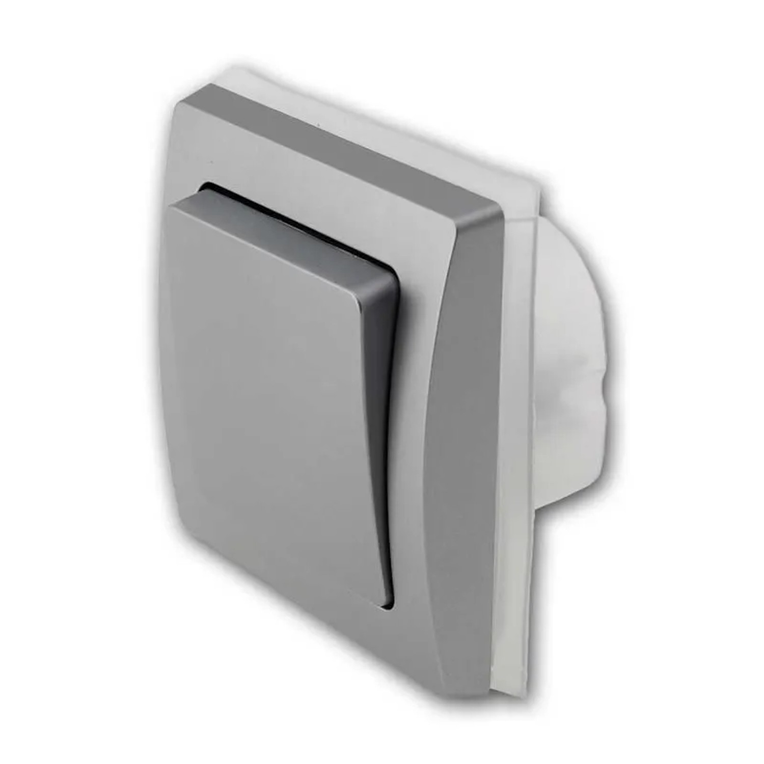ChiliTec DELPHI Wechsel Schalter IP44 250V10A Silber