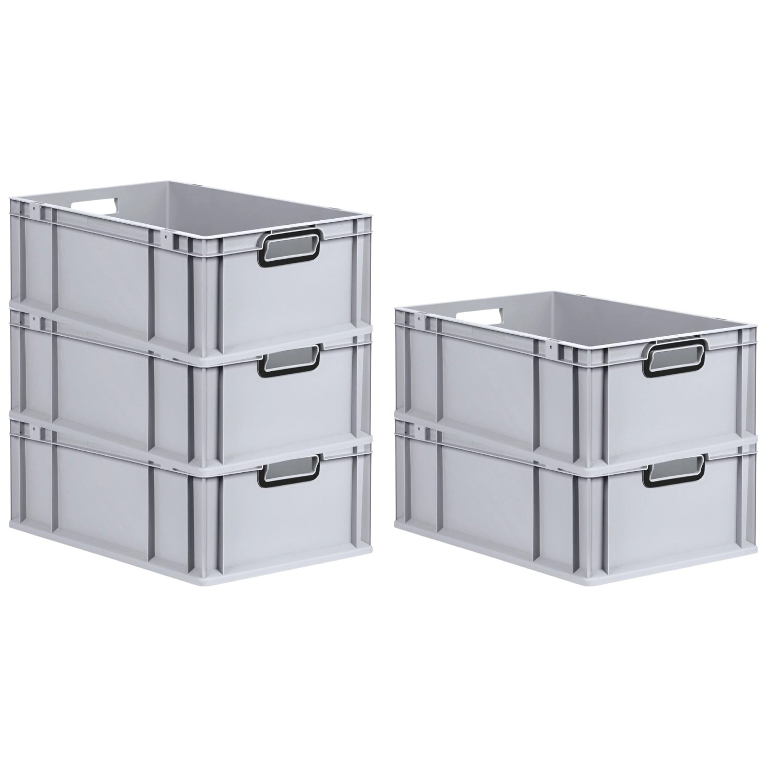 PROREGAL SparSet 5x Eurobox Nextgen Color HxBxT 22x40x60cm 44 Liter Griffe günstig online kaufen