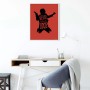 Komar Wandbild Star Wars Han Solo, 30x40 cm, gerollt. Dekoratives Bild für Star Wars Fans.