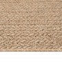 Beiger vidaXL Outdoor-Teppich ZIZUR in Jute-Optik. Dichte Webstruktur für Innen- & Außenbereich.