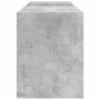 vidaXL Schallplattenschrank Beton Grau 78,5 x 35 x 45 cm Holzwerkstoff 891075_6
