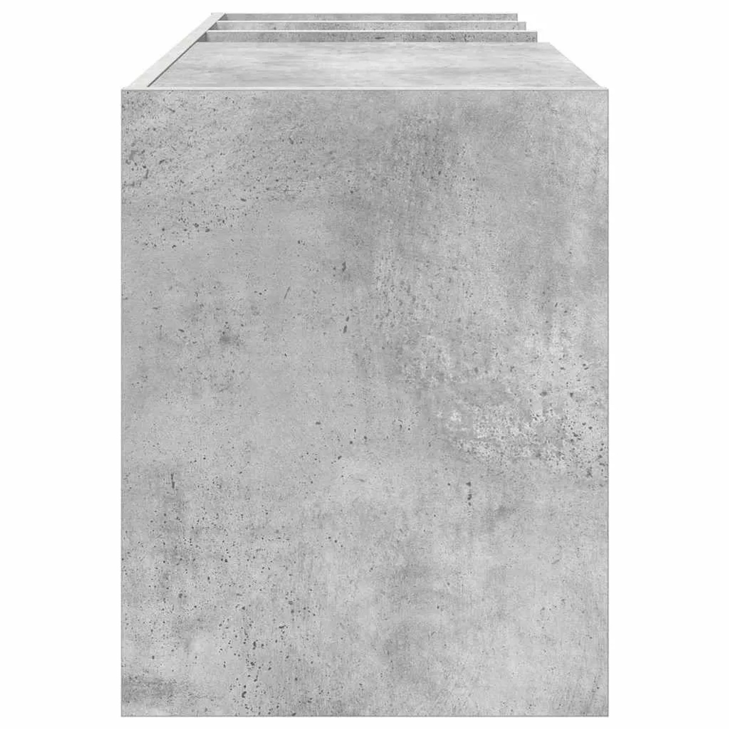 vidaXL Schallplattenschrank Beton Grau 78,5 x 35 x 45 cm Holzwerkstoff 891075_6