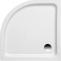 Ottofond Duschwanne Kraton Viertelkreis, 90x90 cm, aus Sanitär-Acryl in Weiß mit Ablauf.