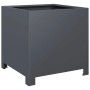 vidaXL Pflanzkübel Anthrazit 40x40x40 Stahl 851203
