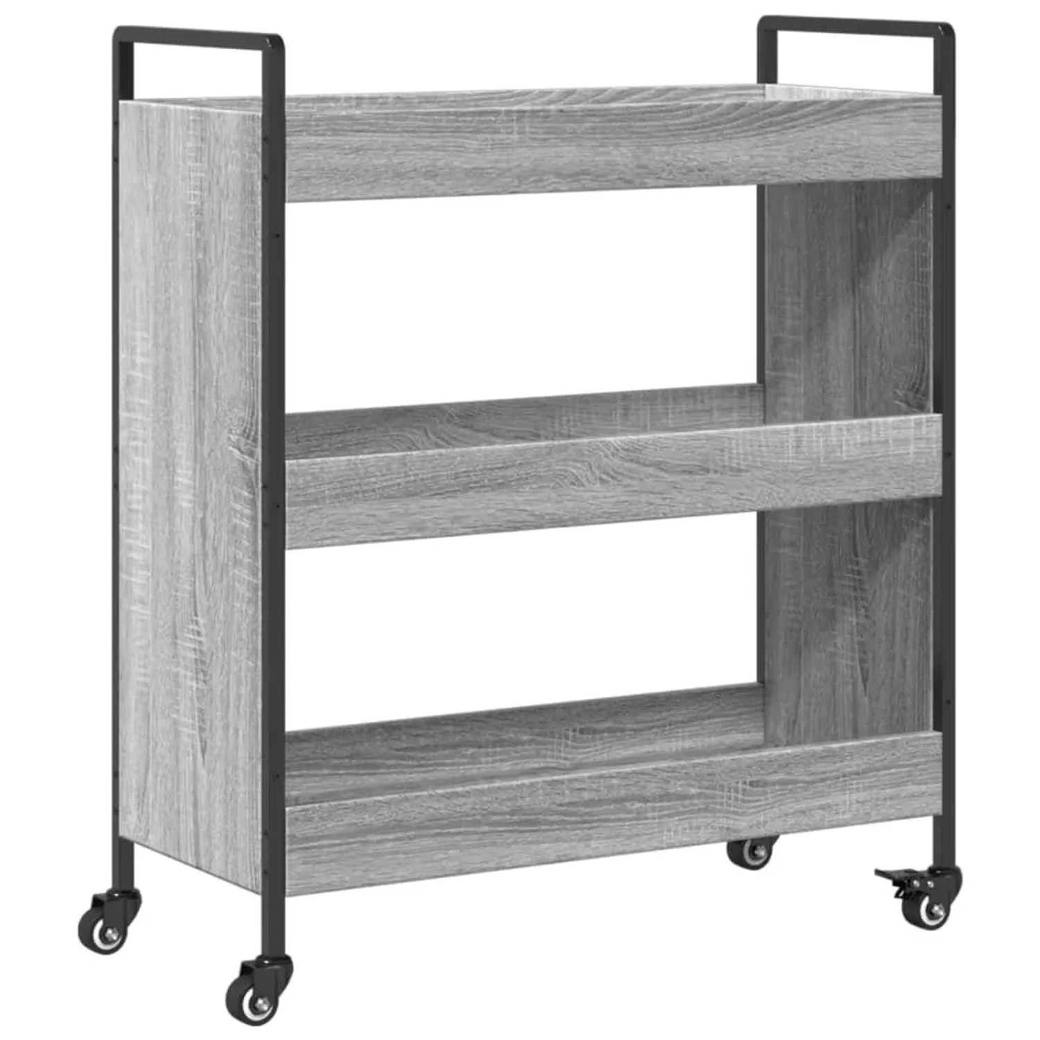 vidaXL Küchenwagen Grau Sonoma 70x30x82 cm Holzwerkstoff 842319