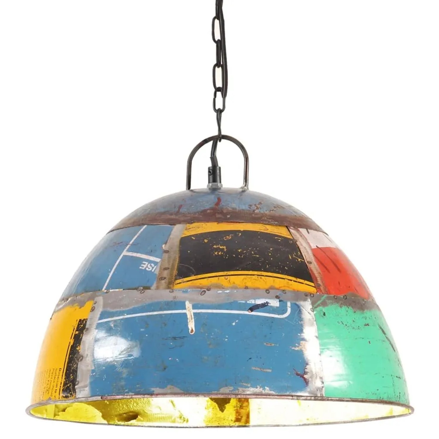 vidaXL Hängelampe Vintage Industriestil 25 W Mehrfarbig Rund 41 cm E27 320545