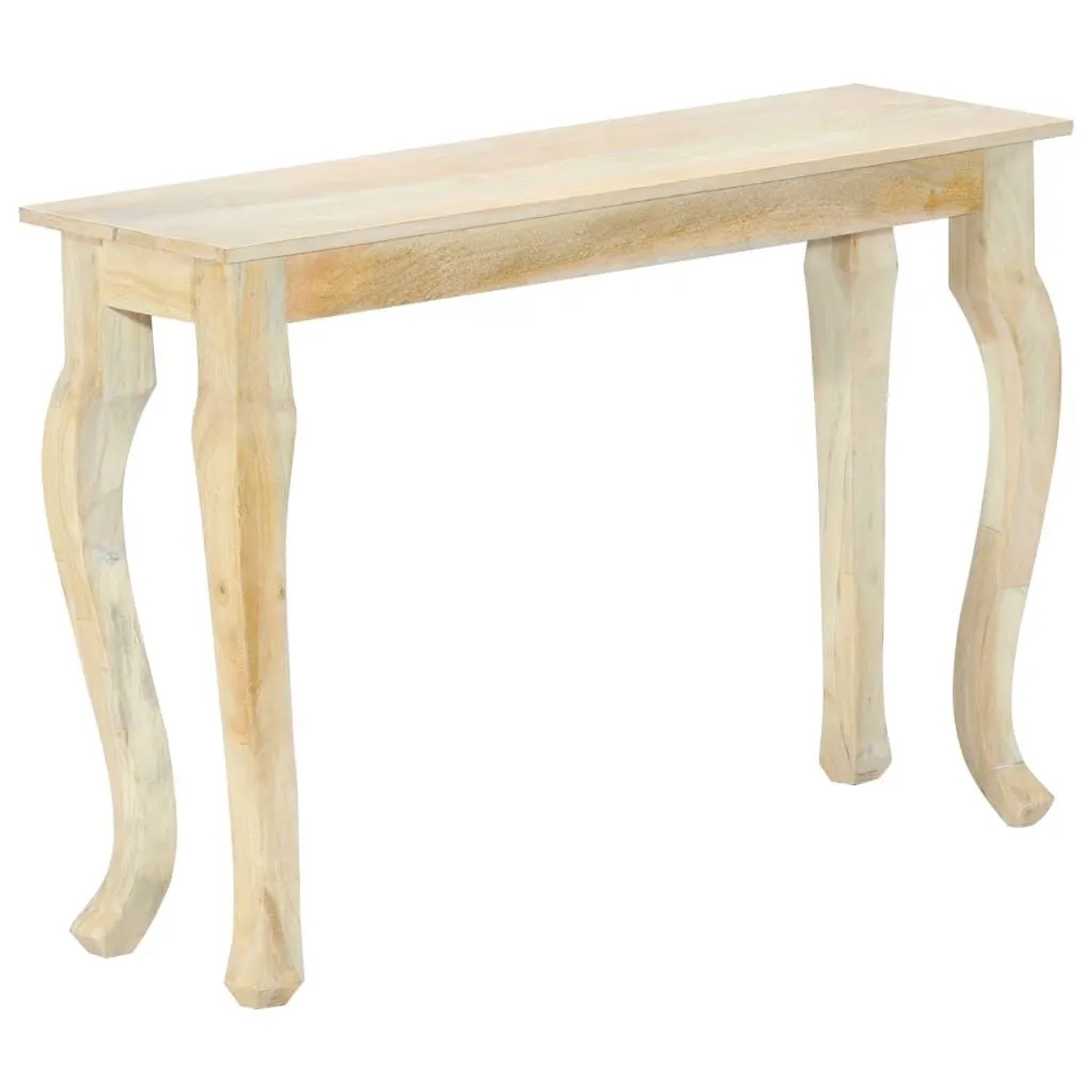 vidaXL Konsolentisch 110x35x77 cm Massivholz Mango 282858