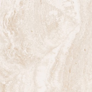 Beige Bodenfliese Feinsteinzeug Travertino, 60x60 cm, matte Steinoptik für Innenräume.