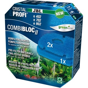 JBL CombiBloc II Filtermaterial für CristalProfi e4/7/902 Aquarium Filter, Packung.