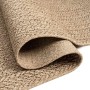 Beiger vidaXL Outdoor-Teppich ZIZUR in Jute-Optik, 60x110 cm, aus Polypropylen.