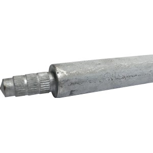 Tiefenerder, 25 mm Durchmesser, 1,5 m Länge, feuerverzinkt, für Erdung.