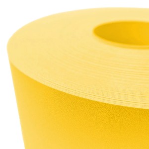 Gelbe zaunzu Sichtschutz PP Rolle, 35m für Doppelstabmattenzaun.