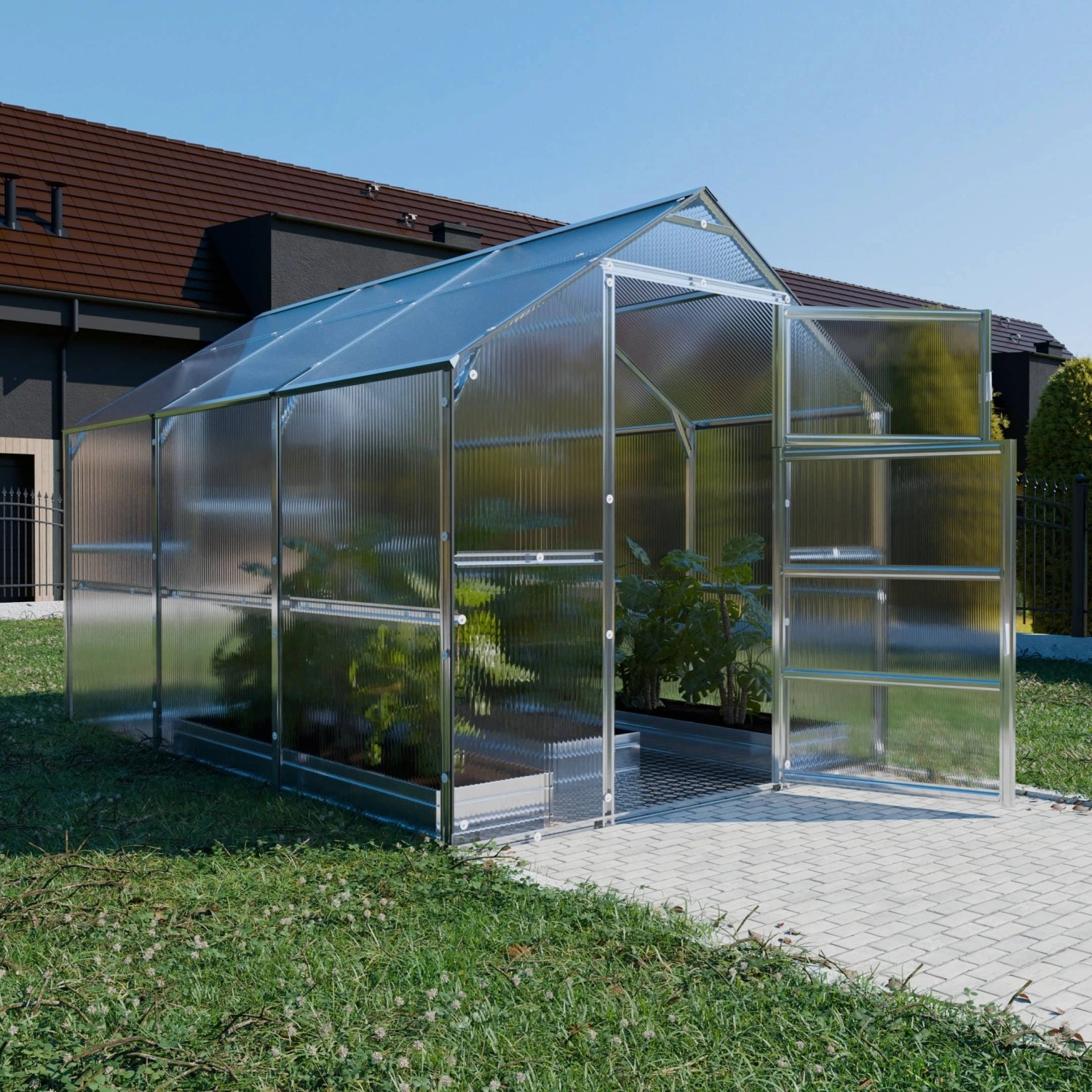 Klasika Greenhouses Bernard*KLASIKA Gewächshaus 2,35 x 3 m (7,05 m²),  mit günstig online kaufen