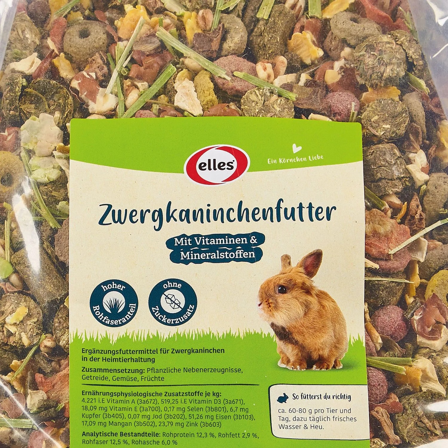 Elles Zwergkaninchenfutter 2,5 kg