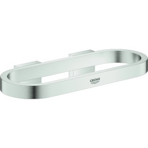 Grohe Handtuchring Selection Supersteel, Wandmontage, verdeckte Befestigung.