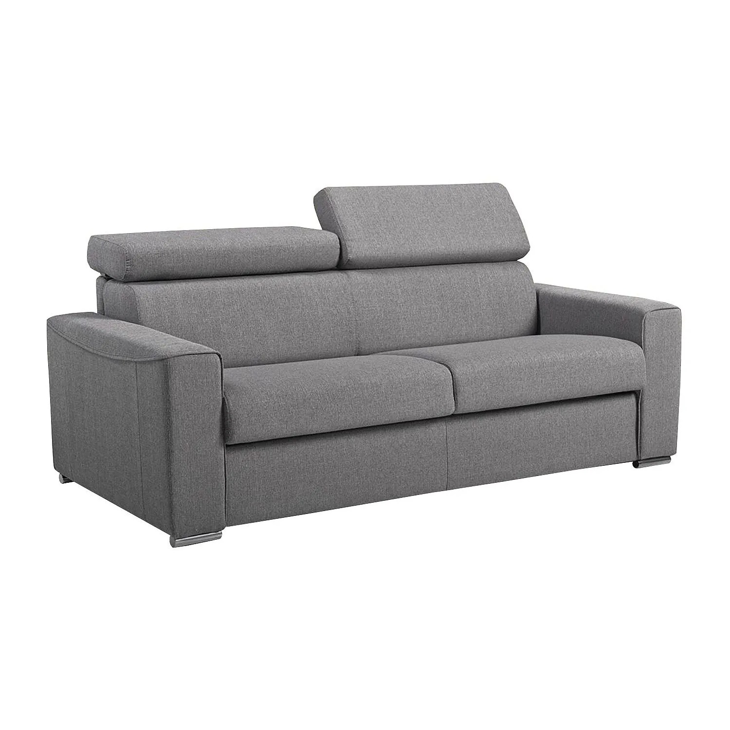 Vente-unique Schlafsofa Vizir Grau 196 cm