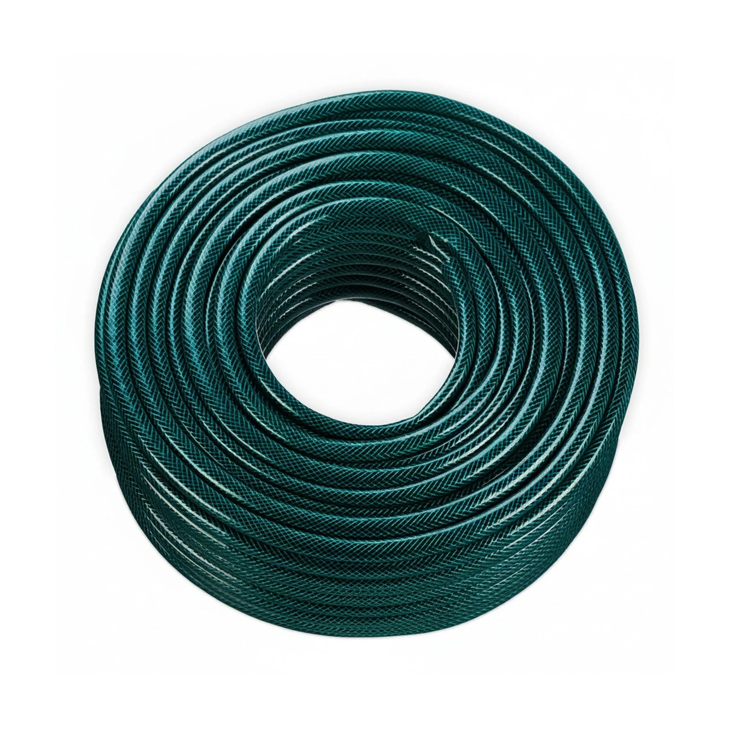 Relaxdays Gartenschlauch Kunststoff Dunkelgrün Trittfest UV-beständig 70 m ø 11,1 mm 6,3 kg