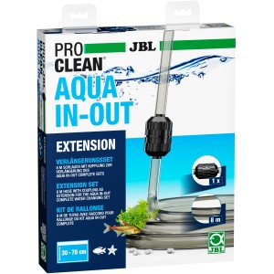 JBL Aquarium-Verlängerungsset Proclean Extension für Wasserwechsel-Set Complete, 8m Schlauch.