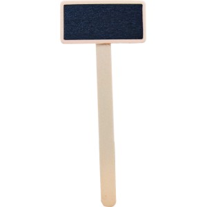 Holz-Pflanzstecker mit Kreidetafel, 1 Stück, zum Beschriften für Kräuter und Pflanzen im Garten.