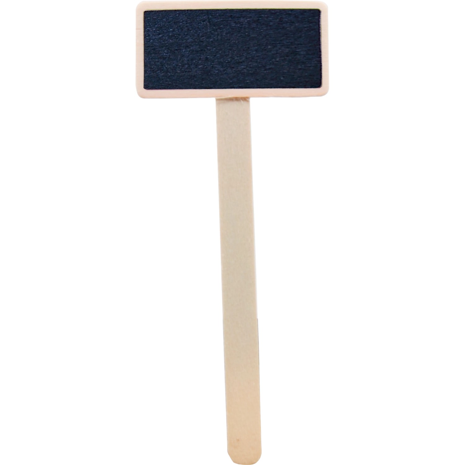 Holz-Pflanzstecker mit Kreidetafel, 1 Stück, zum Beschriften für Kräuter und Pflanzen im Garten.