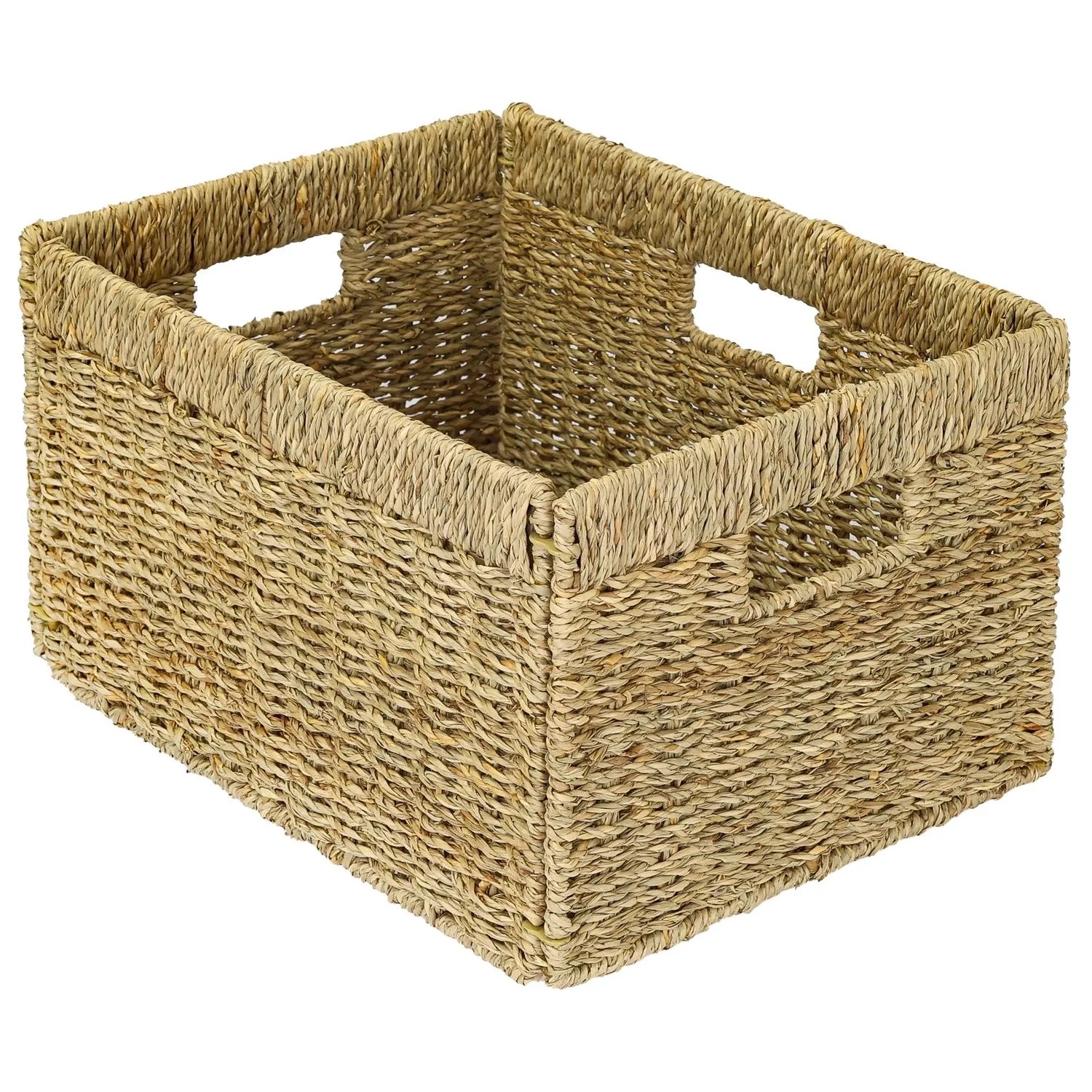 HMF 37049 Aufbewahrungskorb Korb Geflochten Seegras Billy 35 x 25 x 20 cm