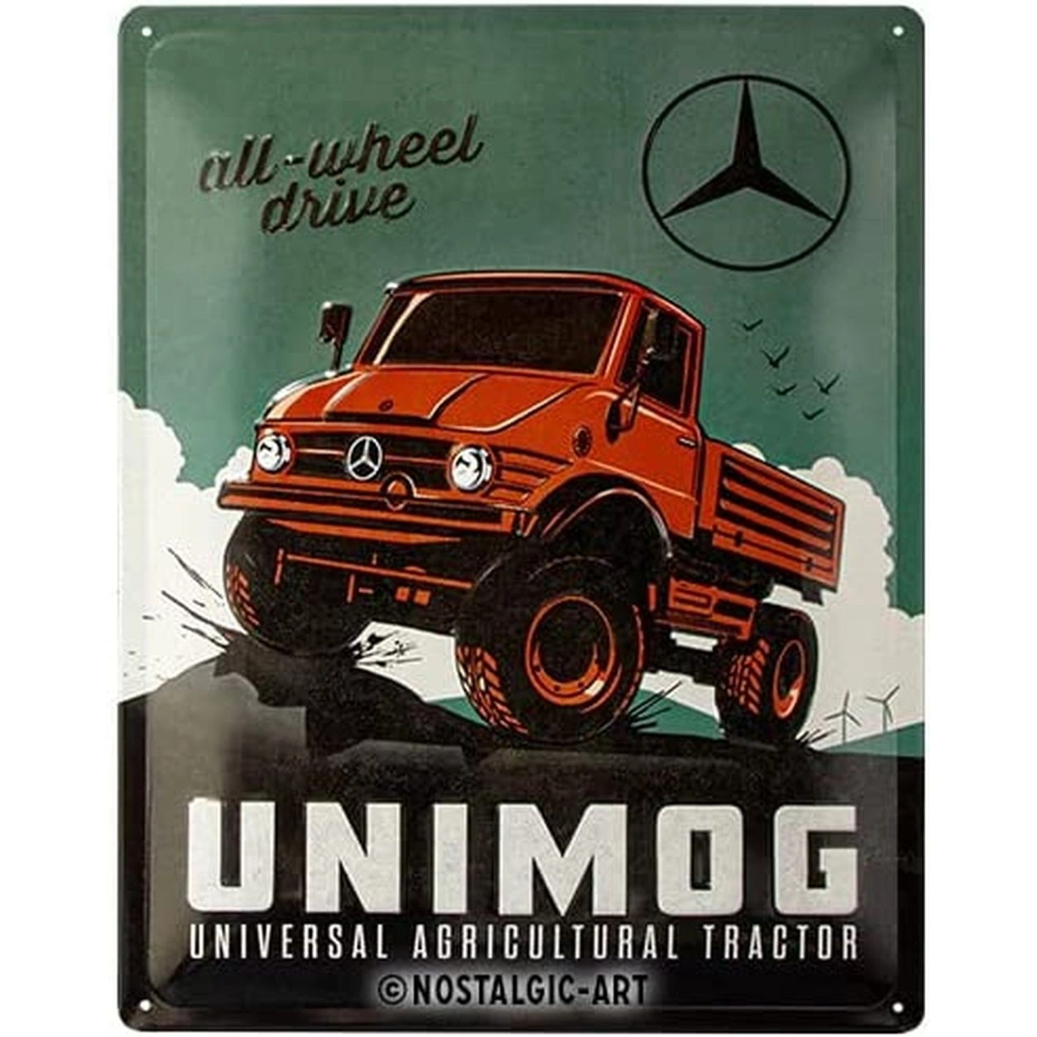 Nostalgic-Art Blechschild 30 x 40 cm - Daimler Truck - Unimog günstig online kaufen