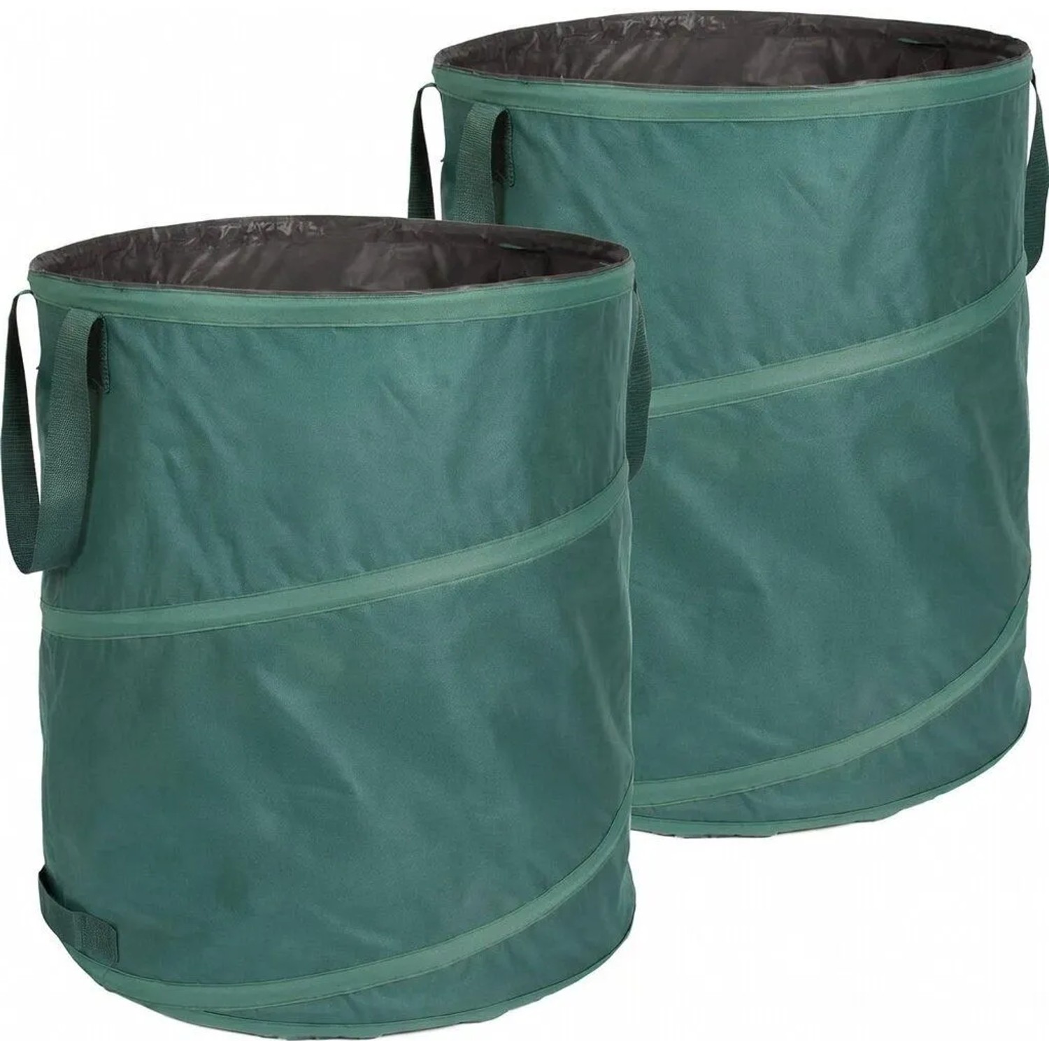 TTL GARDEN Pop Up Laubsack PREMIUM 160 L 2er Set Gartensack  220 G/QM Selbststehend Faltbar