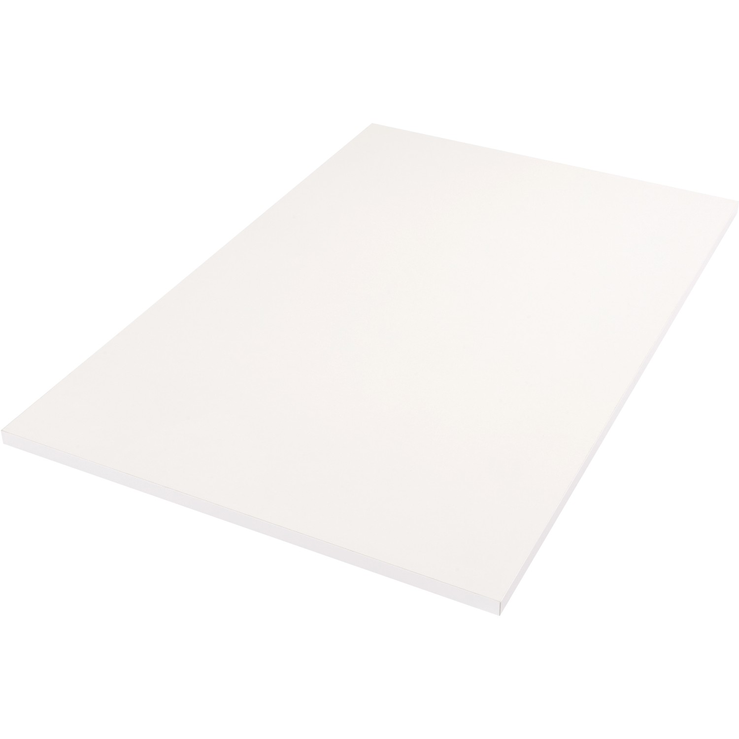 Tischplatte Weiß 120 cm x 80 cm x 2,5 cm