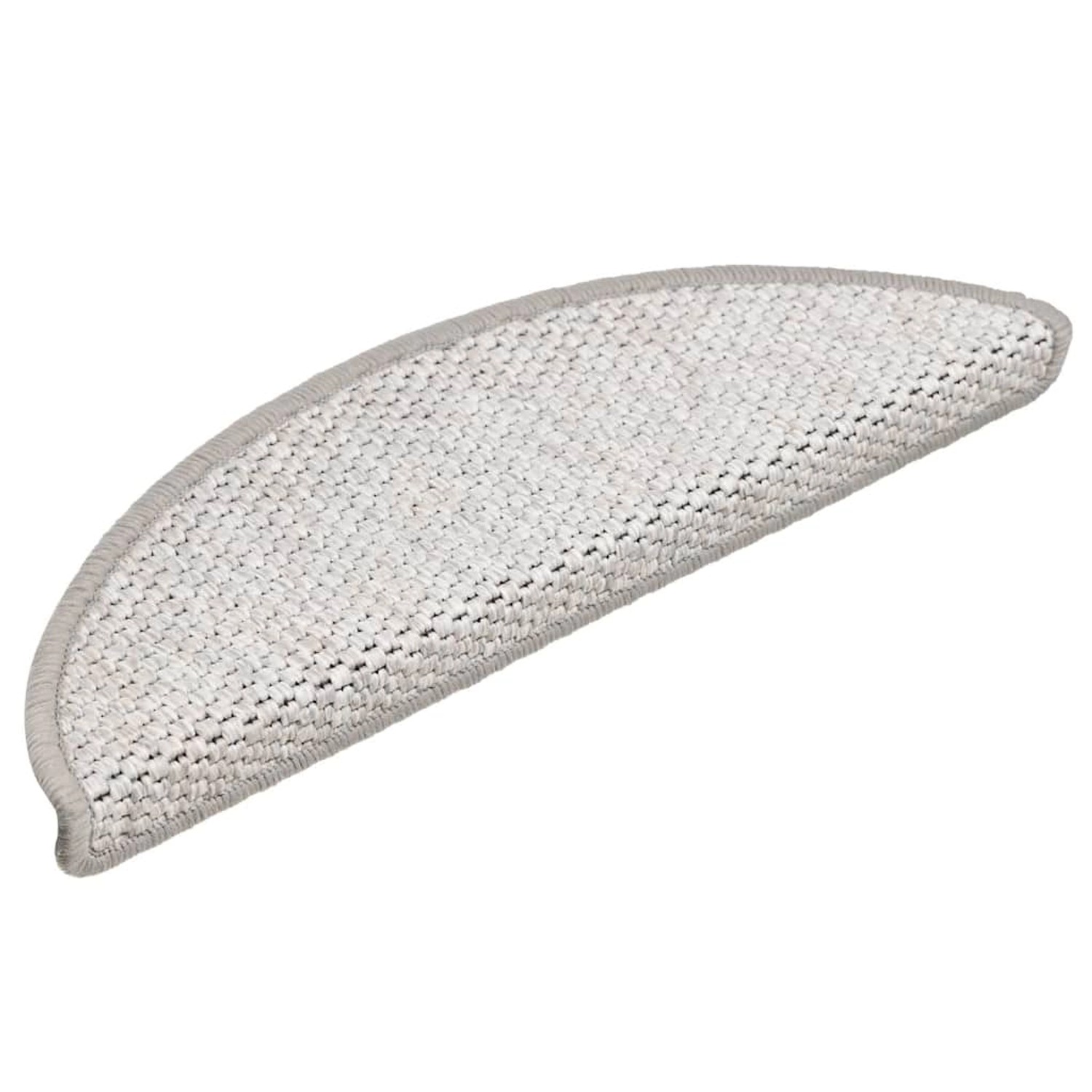 vidaXL Treppenmatten Selbstklebend Sisal-Look 15 Stk 56x17x3 cm Platina 326 günstig online kaufen