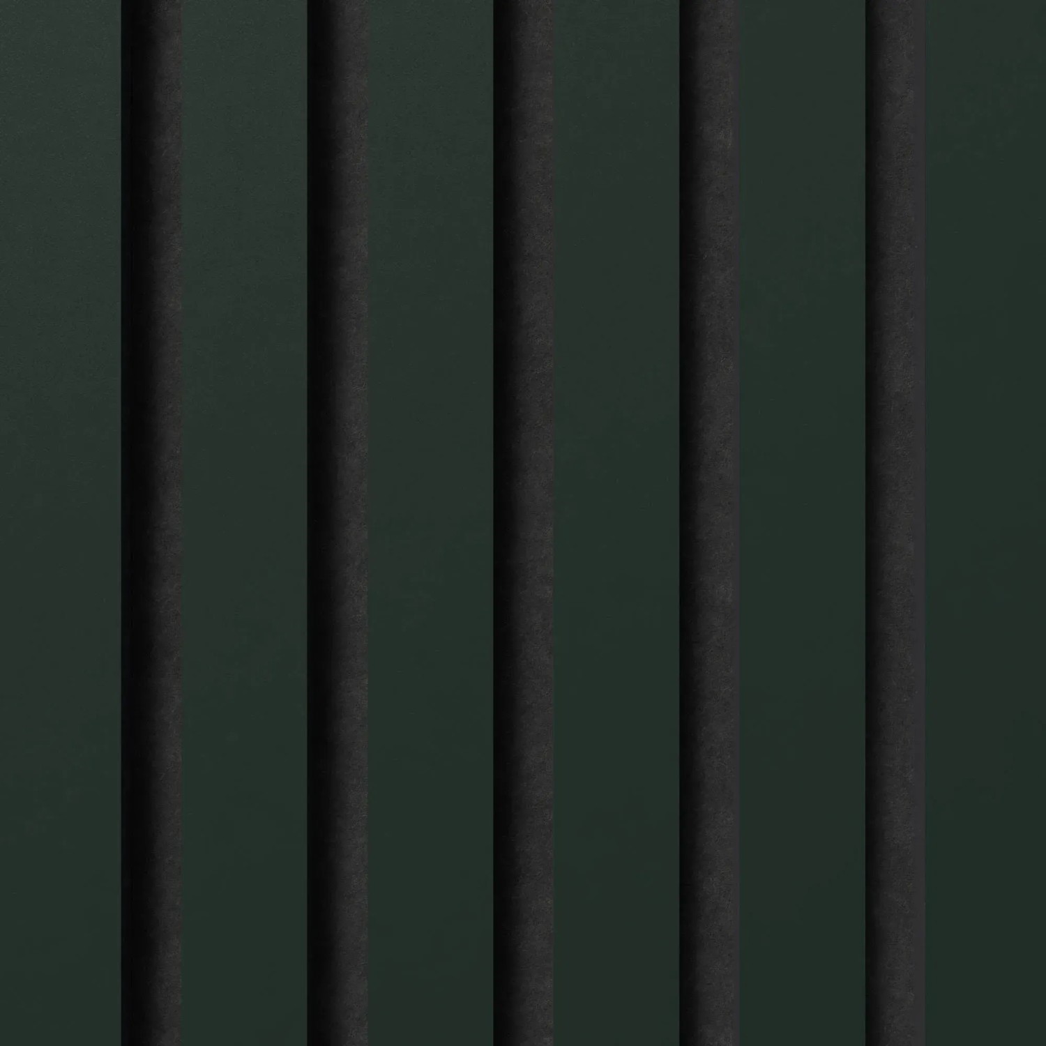Akustikpaneel Muster Linoleum Conifer Schwarz: Detailansicht der Holzlamellen auf Filz für Wand- und Deckendekor.