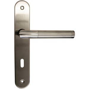 Langschildgarnitur Tina-LS Bi-Colour für Zimmertüren, Türbeschlag aus Metall.