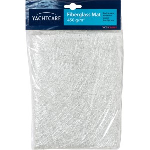 Yachtcare Glasfasermatte, 450g, für Bootslacke und Reparaturen.