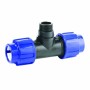 Cepex Pp-pe T-stück Verschraubung 20 X 1/2 AG X 20 mm Blau